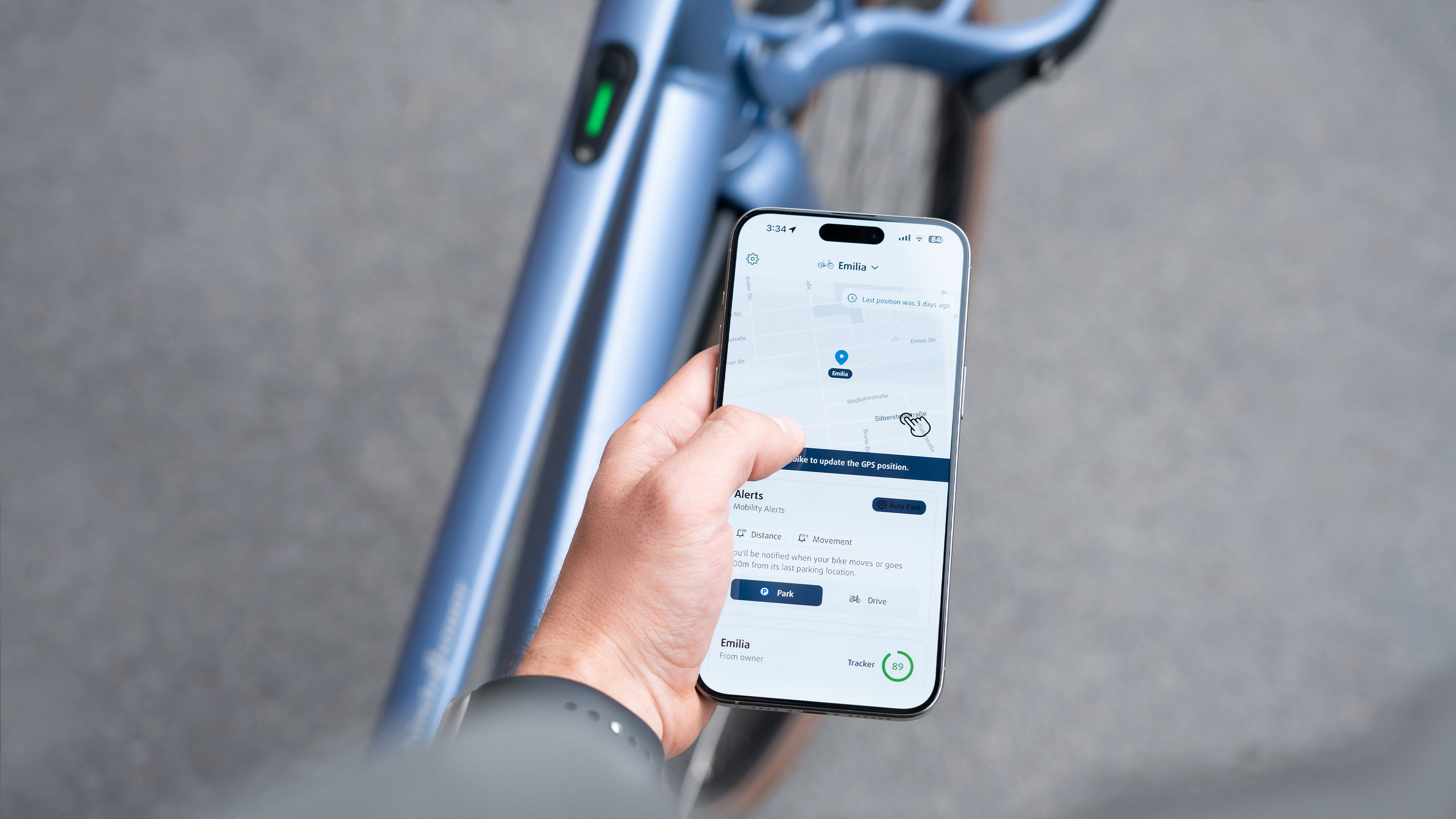 Schindelhauer Connect: Immer mit Deinem E-Bike verbunden - Unbeschwert durch den Alltag: Mit Schindelhauer Connect bist Du gegen Fahrraddiebstahl bestens abgesichert und bekommst einen starken Partner an Deine Seite.